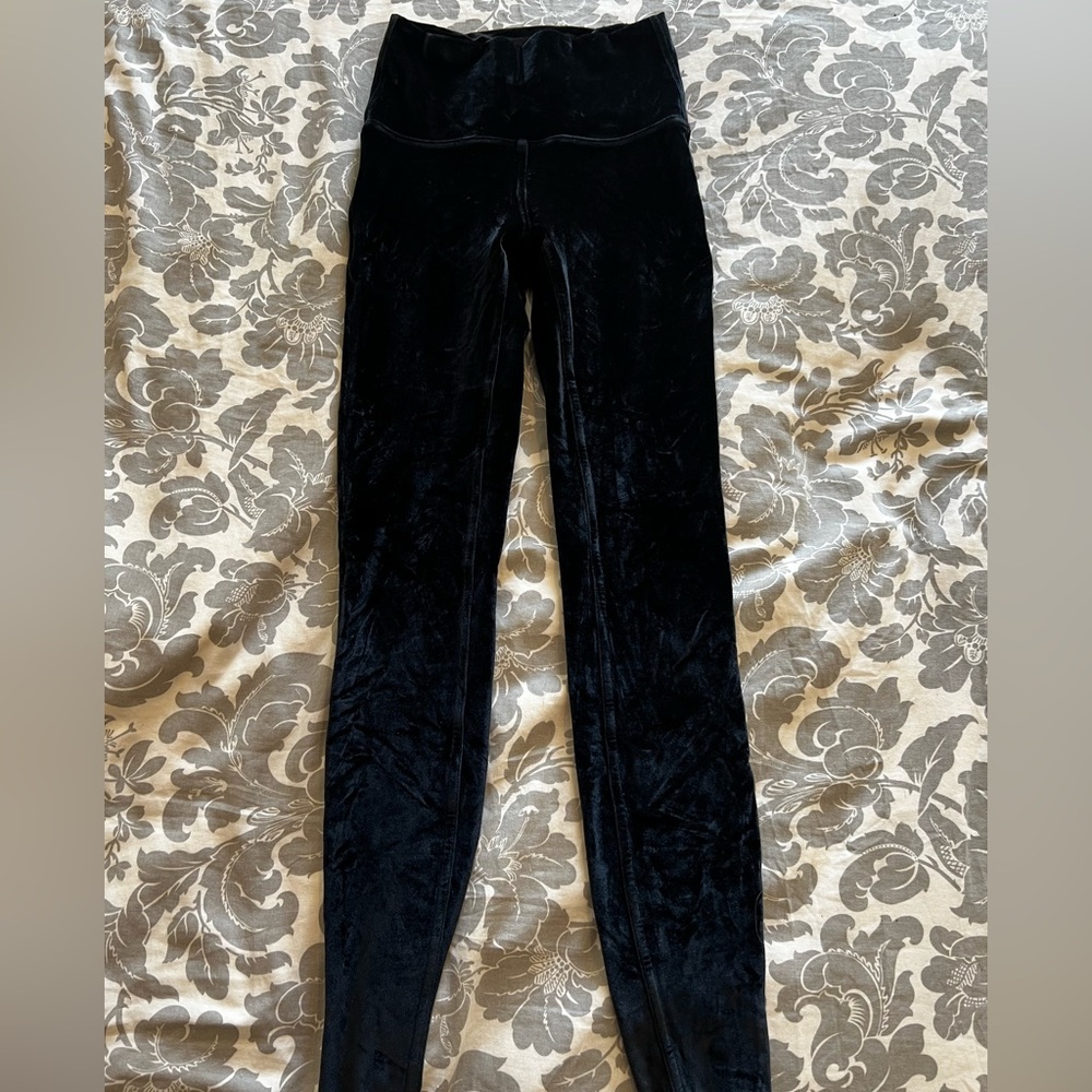 Limited edition Lululemon velvet leggings